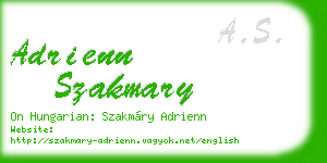 adrienn szakmary business card